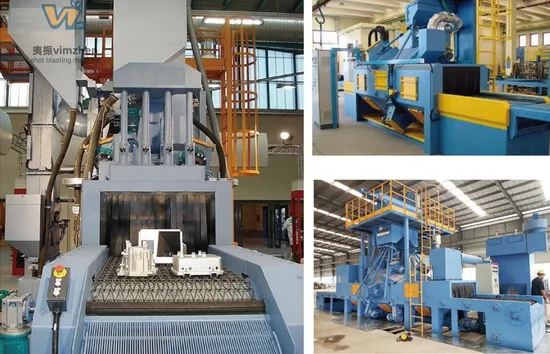 Qwd Wire Mesh Shot Blasting Shot Peening Machine Factory Price